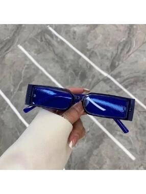 Women's Blue and Navy Sunglass